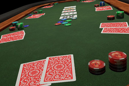 Poker table